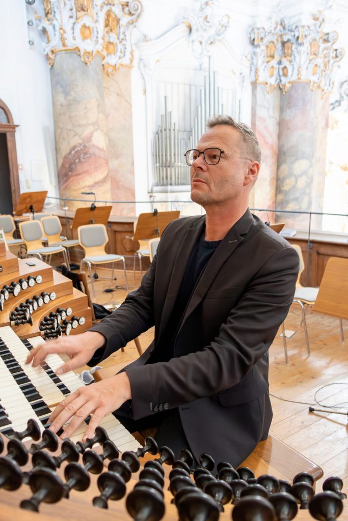 Christoph Hauser Organist. Basilika Ottobeuren Orgel.